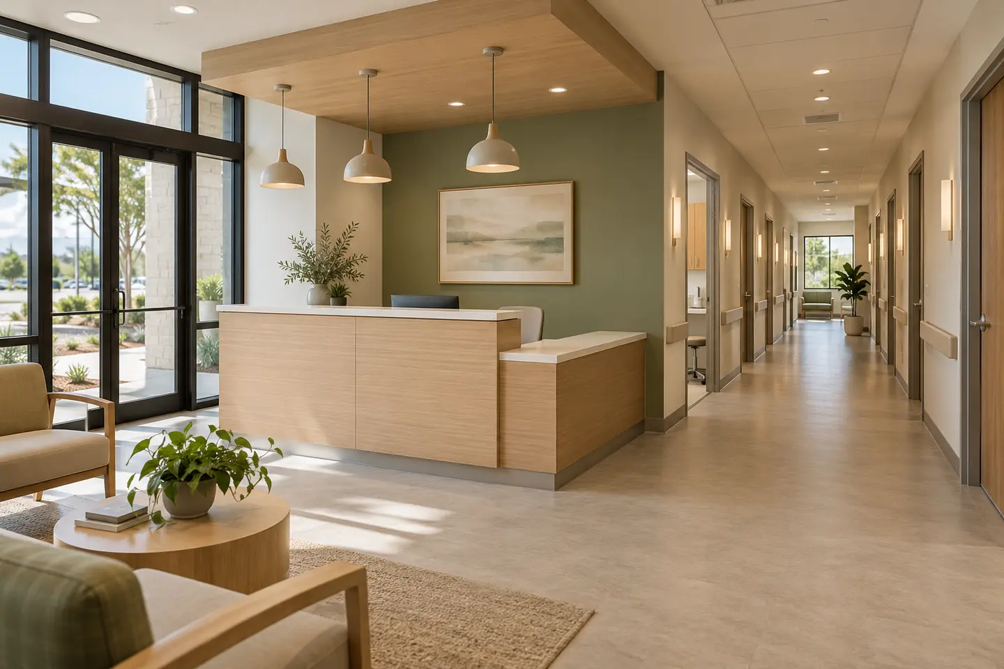 AI concept illustration for Care Corner neighborhood clinic