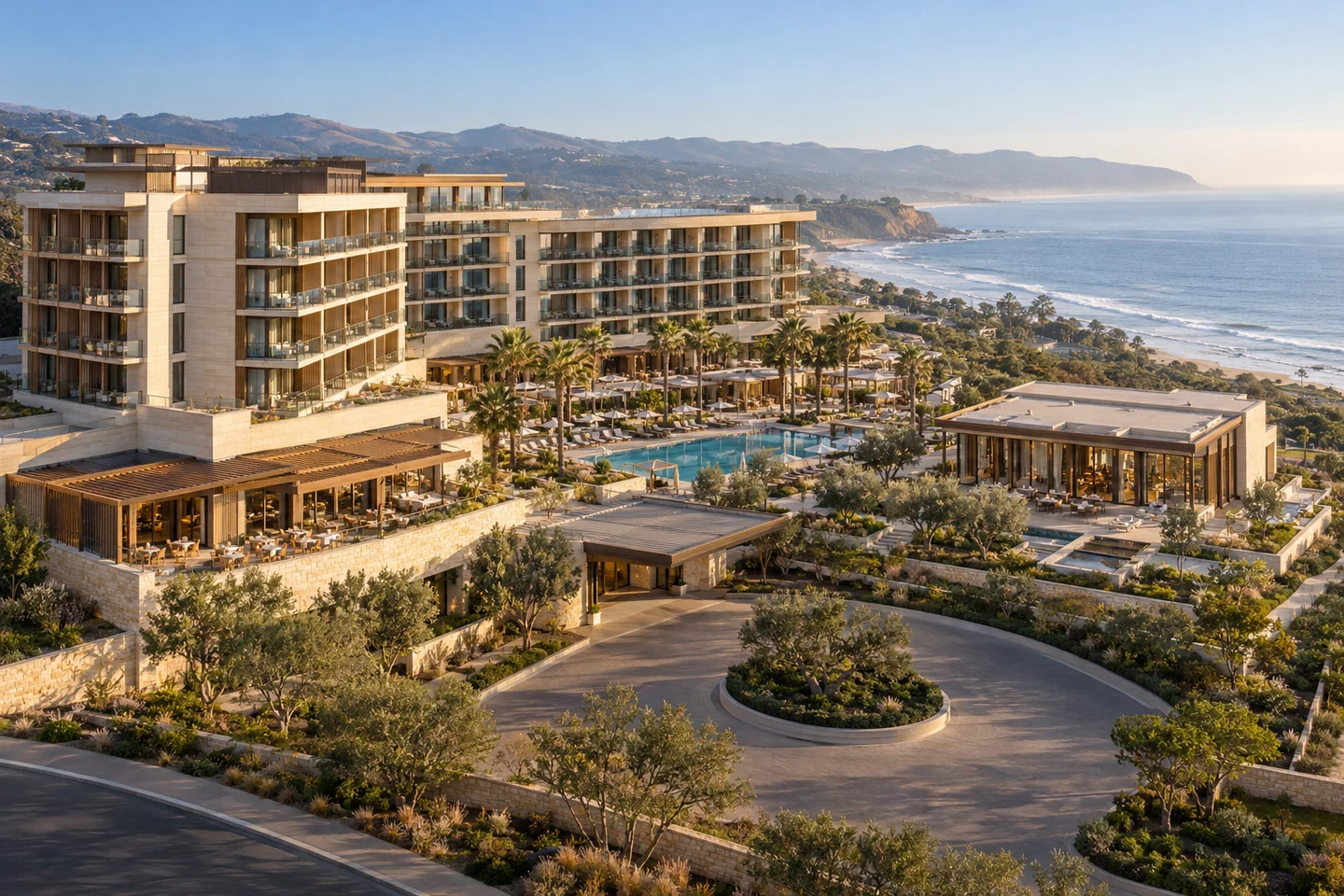 AI concept illustration for Harborlight hotel & resort
